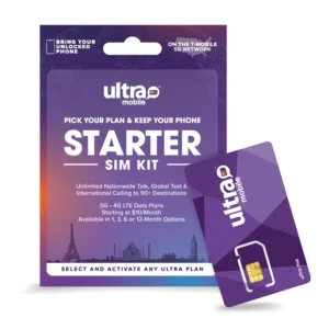 Ultra Mobile - Starter SIM Kit - Purple (pSIM)